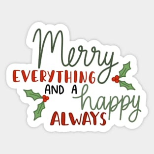 merry christmas Sticker